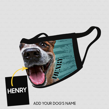 Personalized Dog Gift Idea - Jack Russell Laughing For Dog Lovers - Cloth Mask
